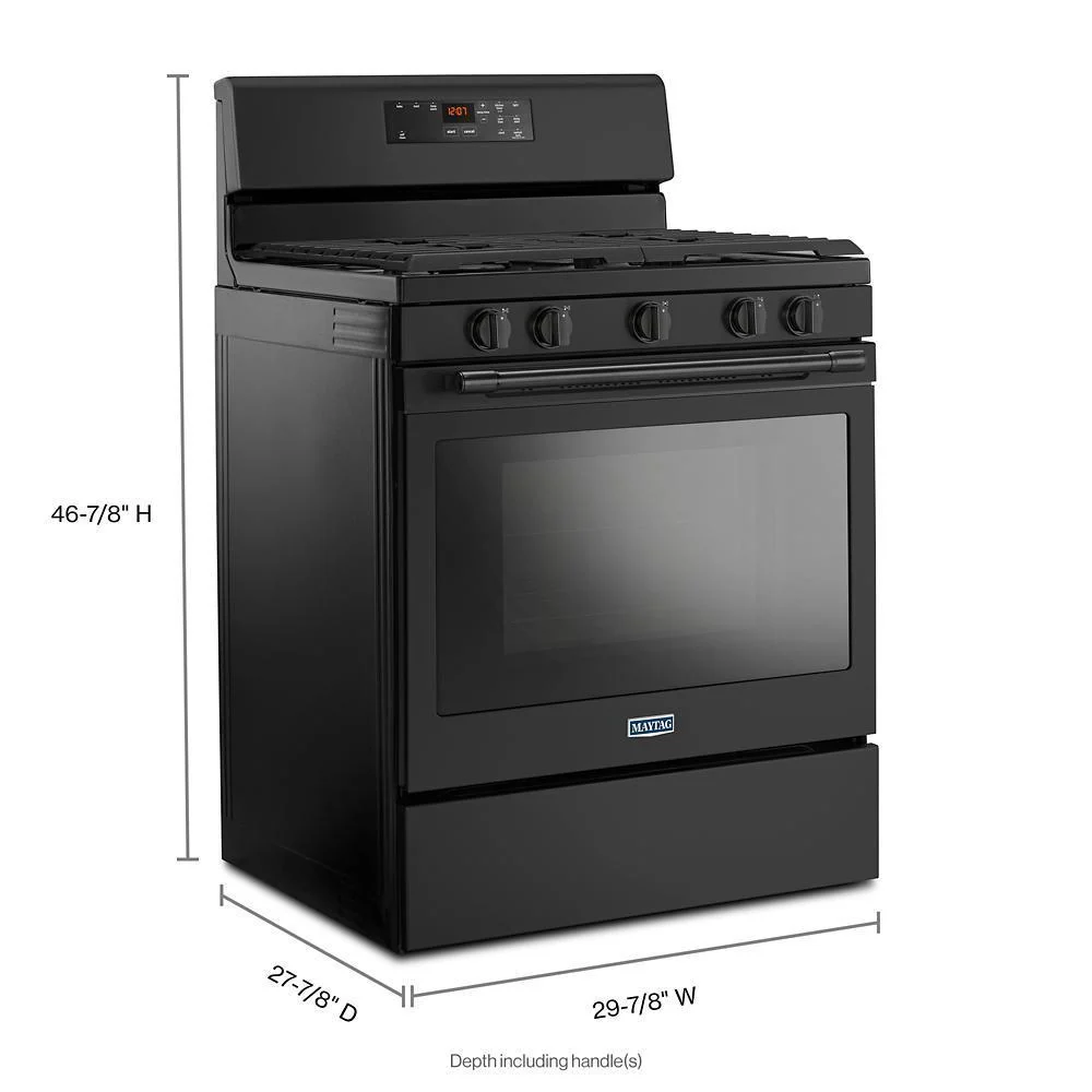 Maytag MGR6600FB 30-inch Wide Gas Range With 5th Oval Burner - 5.0 Cu. Ft. - Image 4