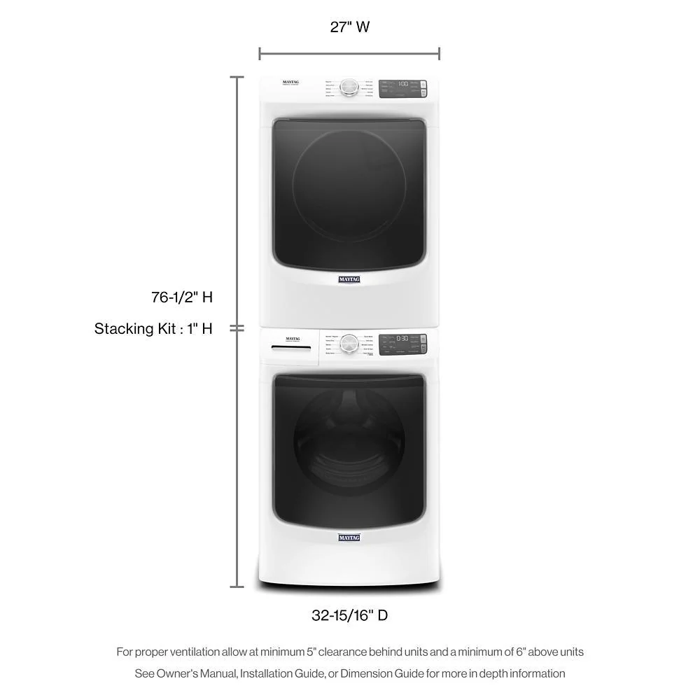 Maytag MHW5630HW Front Load Washer with Extra Power and 12-Hr Fresh Spin™ option - 4.5 cu. ft. - Image 5