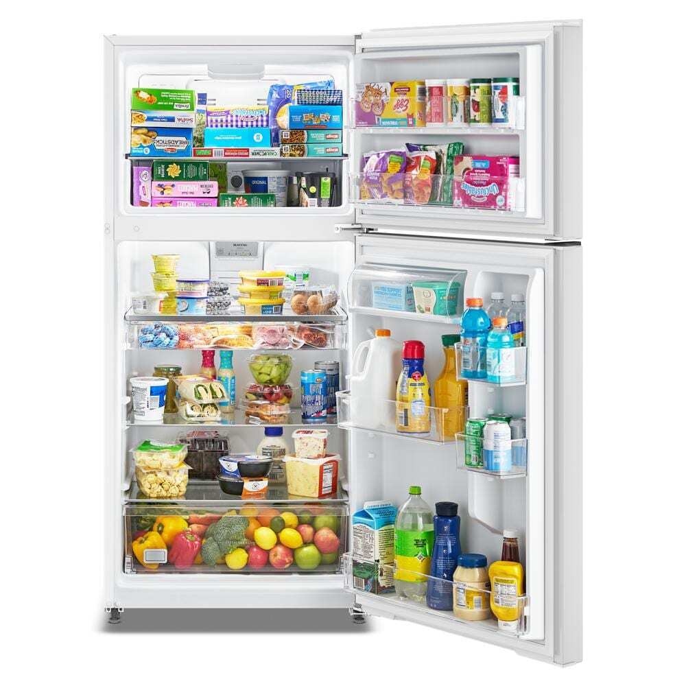 Maytag MRTX5119SW 30-Inch Wide Top-Freezer Refrigerator with Garage Mode-19 Cu. Ft. - Image 13
