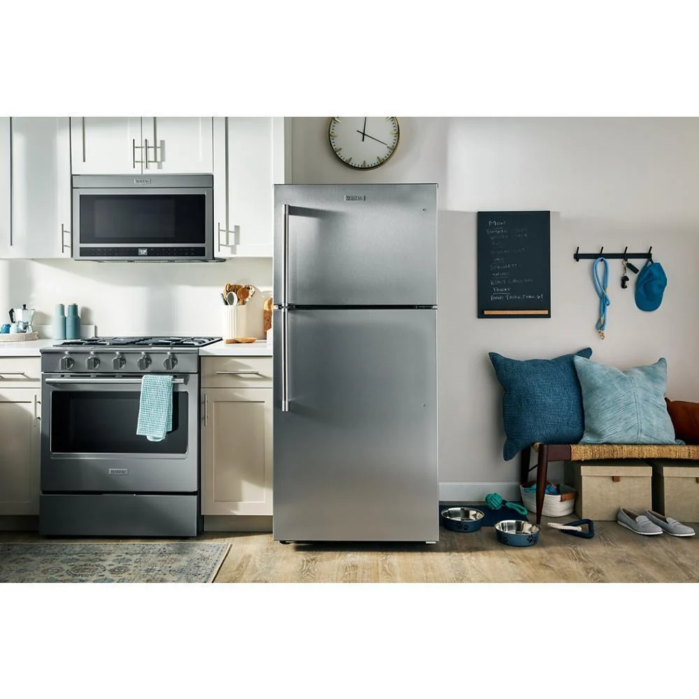 Maytag MRTX5119SZ 30-Inch Wide Top-Freezer Refrigerator with Garage Mode-19 Cu. Ft. - Image 2