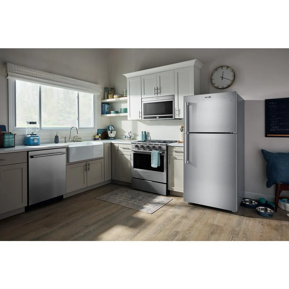 Maytag MRTX5119SZ 30-Inch Wide Top-Freezer Refrigerator with Garage Mode-19 Cu. Ft. - Image 4