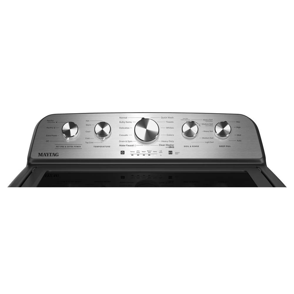 Maytag MTW5605RU 4.7 Cu Ft. Top Load Agitator Washer with Extra Power and Pet Pro Option - Image 12