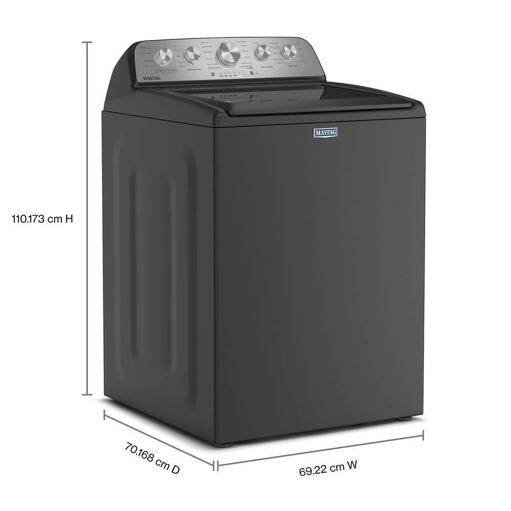 Maytag MTW5605RU 4.7 Cu Ft. Top Load Agitator Washer with Extra Power and Pet Pro Option - Image 4