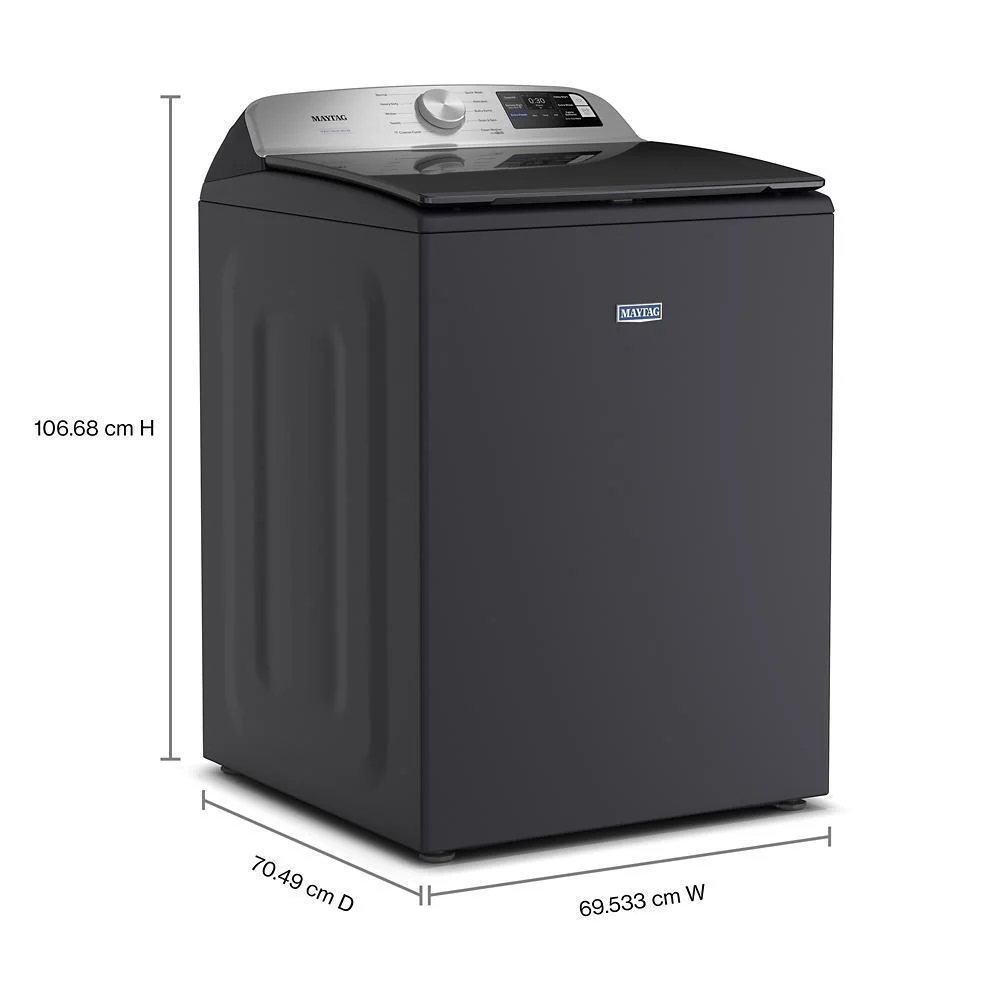 Maytag MTW6205RF 5.2 Cu. Ft. Top Load Agitator Washer with Extra Power and Smart Appliance - Image 2