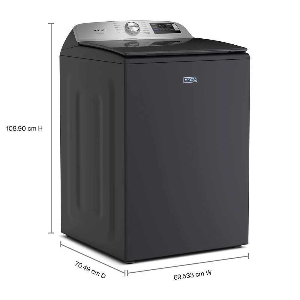 Maytag MTW7205RF 5.2 Cu. Ft. Pet Pro Top Load Agitator Washer with Extra Power and Sanitize Cycle with Oxi - Image 2