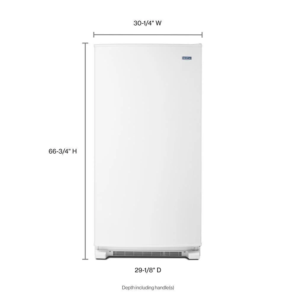 Maytag MZF34X18FW 18 cu. ft. Frost Free Upright Freezer with LED Lighting - Image 2