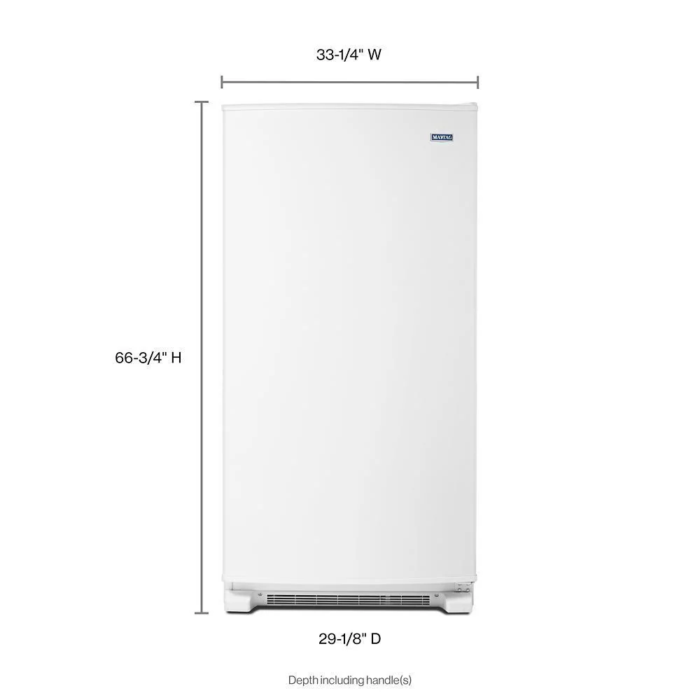 Maytag MZF34X20DW Frost Free Upright Freezer with LED Lighting - 20 Cu. Ft. - Image 2