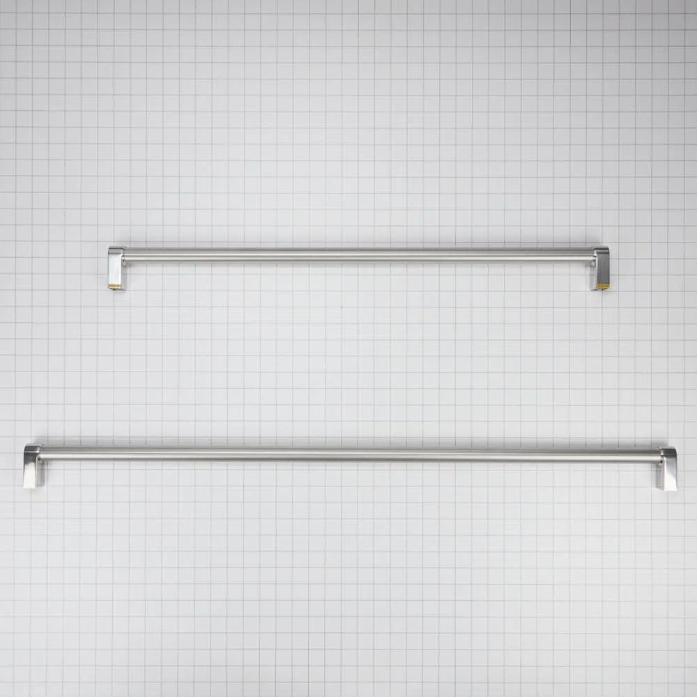 Maytag W10782874 KitchenAid® 30-IN Bottom Mount Refrigerator Handle Kit with Red Medallions for Panel-Ready Models - Image 3