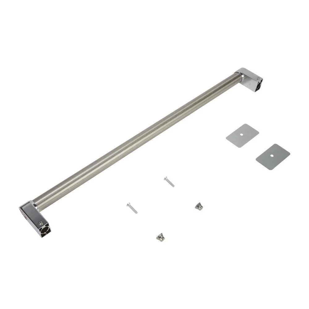 Maytag W11247090 KitchenAid Refrigerator Handle Kit with Two Red Medallions for Panel-Ready Undercounter Models and Wine Cellars - Stainless Steel