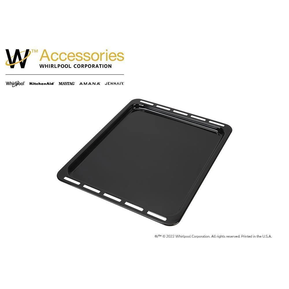 Maytag W11348807 Built-In Oven Baking Tray for Models WOS52ES4MZ/B/W, YOS52ES4MZ, WOD52ES4MZ/B/W, KOSC504PPS, YKOSC504PPS, KODC504PPS (17.75-IN L X 14.75-IN W X 0.75-IN D) - Image 4