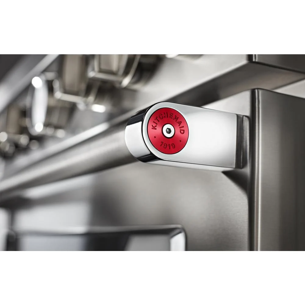 Maytag W11368841RE KitchenAid Commercial-Style Range Handle Medallion Kit - Red (Includes Two Medallions, Screws, and One 1/8-IN Hex Wrench) - Image 4