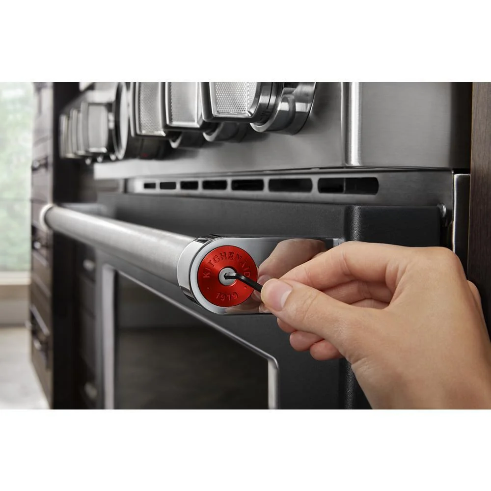 Maytag W11368841RE KitchenAid Commercial-Style Range Handle Medallion Kit - Red (Includes Two Medallions, Screws, and One 1/8-IN Hex Wrench) - Image 7