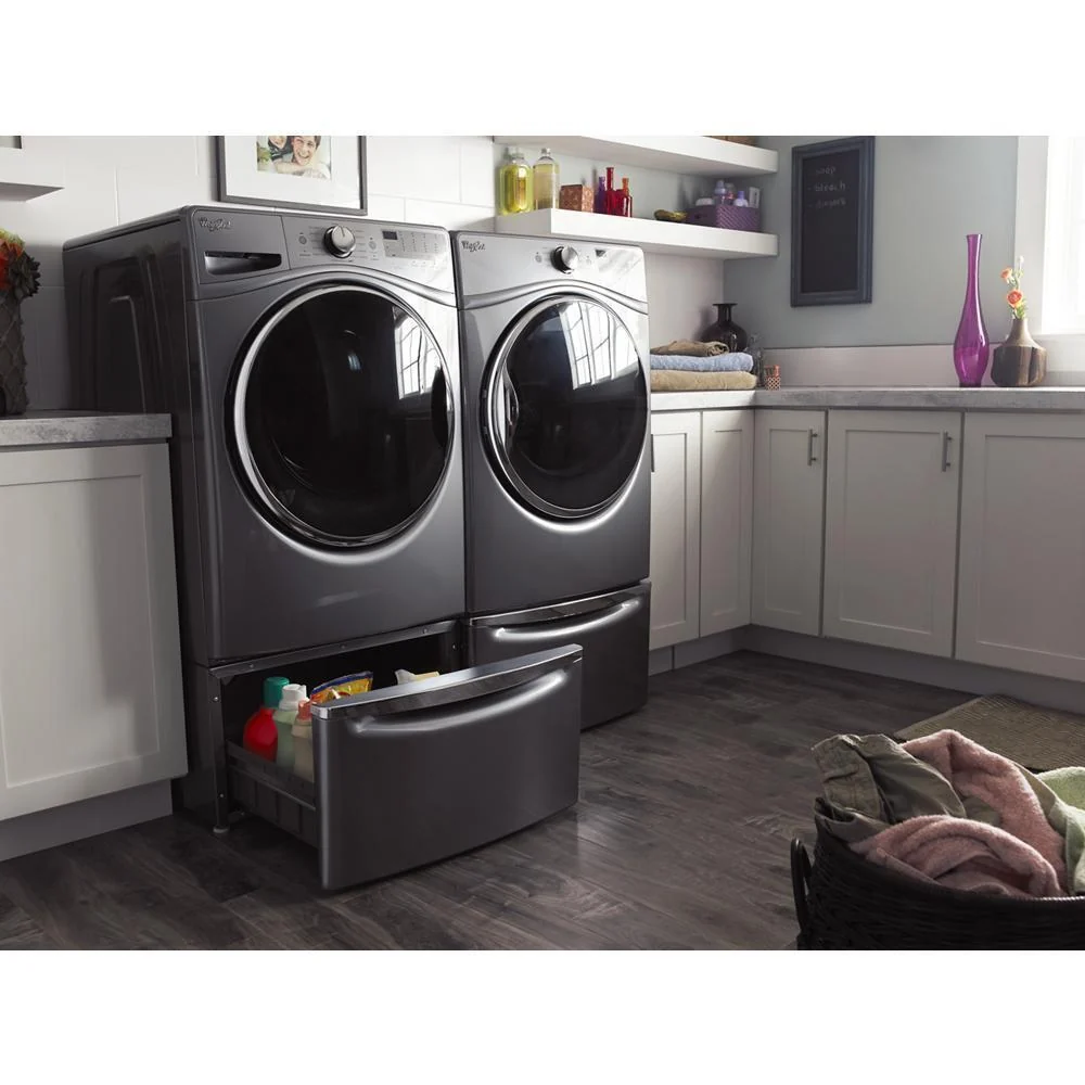 Maytag XHPC155XW 15.5" Pedestal for Front Load Washer and Dryer with Storage - Image 12