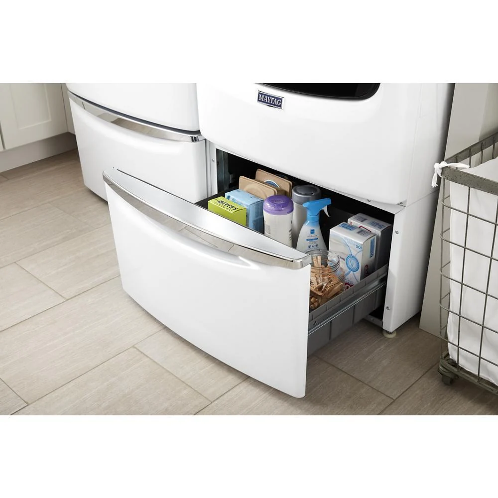 Maytag XHPC155XW 15.5" Pedestal for Front Load Washer and Dryer with Storage - Image 20