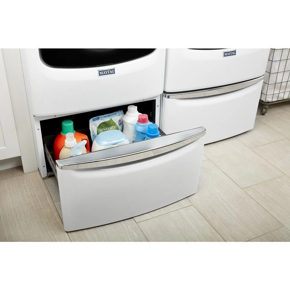 Maytag XHPC155XW 15.5" Pedestal for Front Load Washer and Dryer with Storage - Image 3