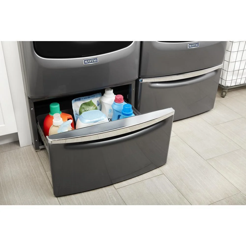 Maytag XHPC155YC 15.5" Pedestal for Front Load Washer and Dryer with Storage - Image 13