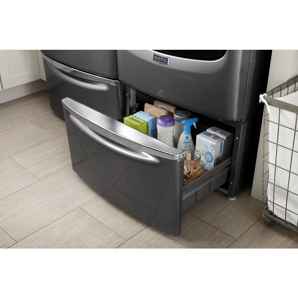 Maytag XHPC155YC 15.5" Pedestal for Front Load Washer and Dryer with Storage - Image 9