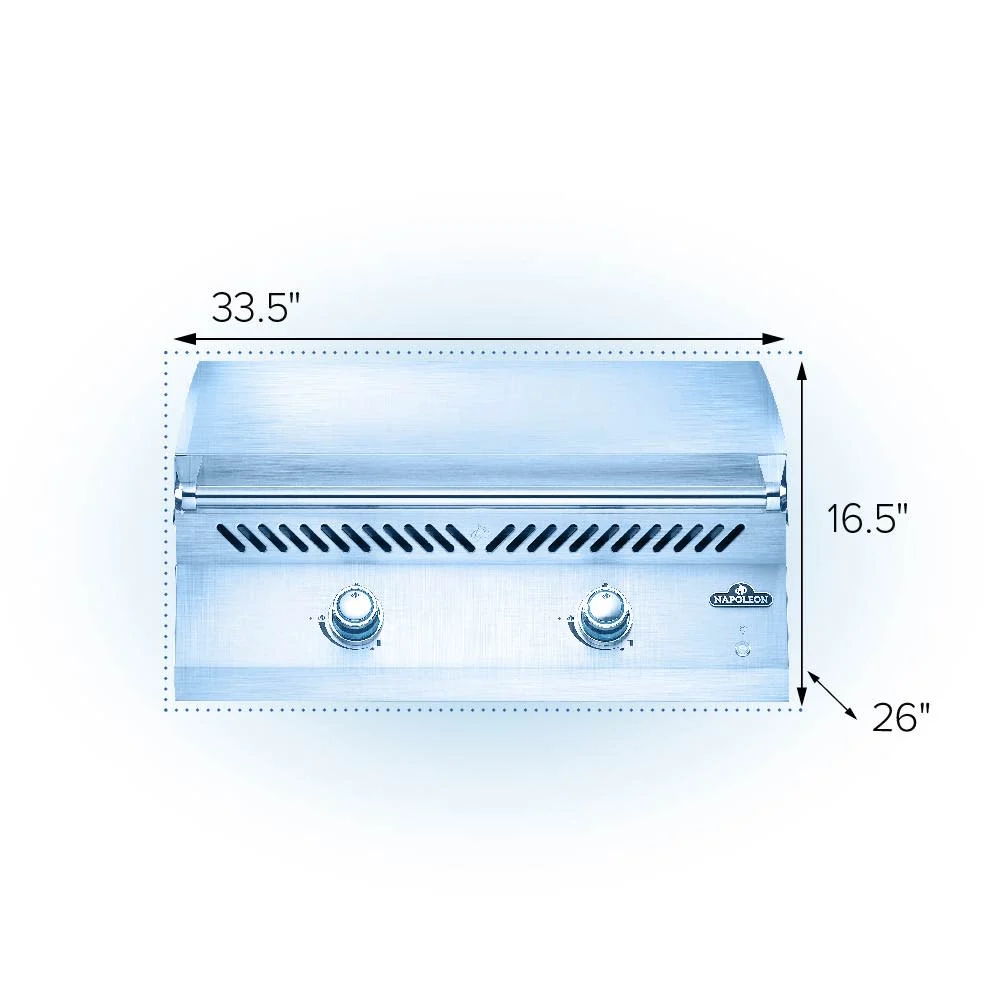 Napoleon Bbq BIG32FTNSS Built-In 700 Series 32 Griddle Stainless Steel , Natural Gas, Stainless Steel - Image 2