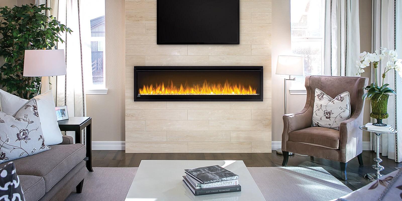 Napoleon Bbq NEFL60CHS1 Alluravision 60 Slimline Wall Hanging Electric Fireplace - Image 2