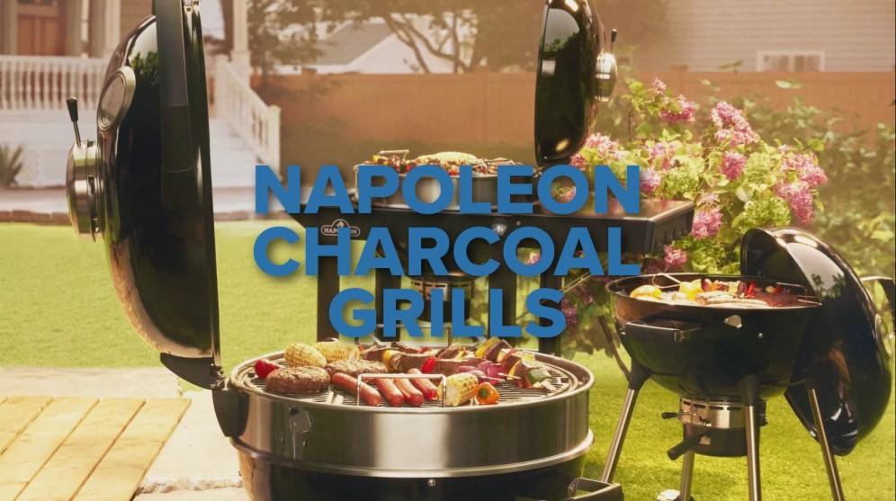 Napoleon Bbq NK18KLEG3 Premium 18 Charcoal Kettle 18-inch Kettle Grill , Charcoal, Black - Image 2