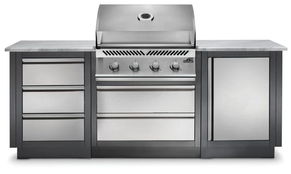 Napoleon Bbq ODK100BI32NSS OASIS 100 Outdoor Kitchen, Built-in 500 Series 32 with Soft Close Doors , Natural Gas, Stainless Steel