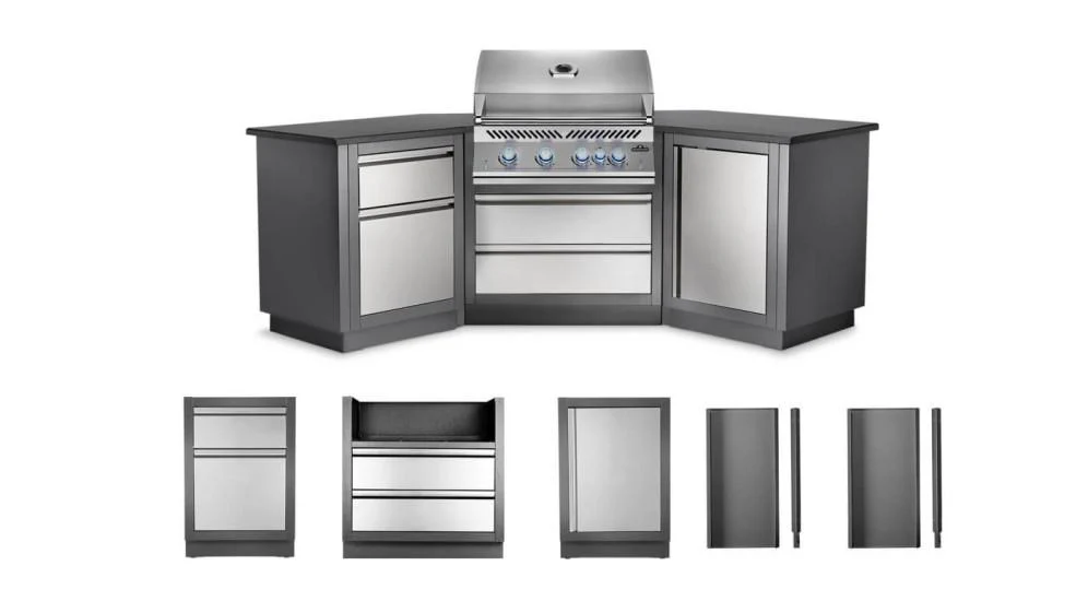 Napoleon Bbq ODK200BIG32RBNSS1 OASIS 200 Outdoor Kitchen, Built-in 700 Series 32 with Soft Close Doors , Natural Gas, Stainless Steel - Image 2