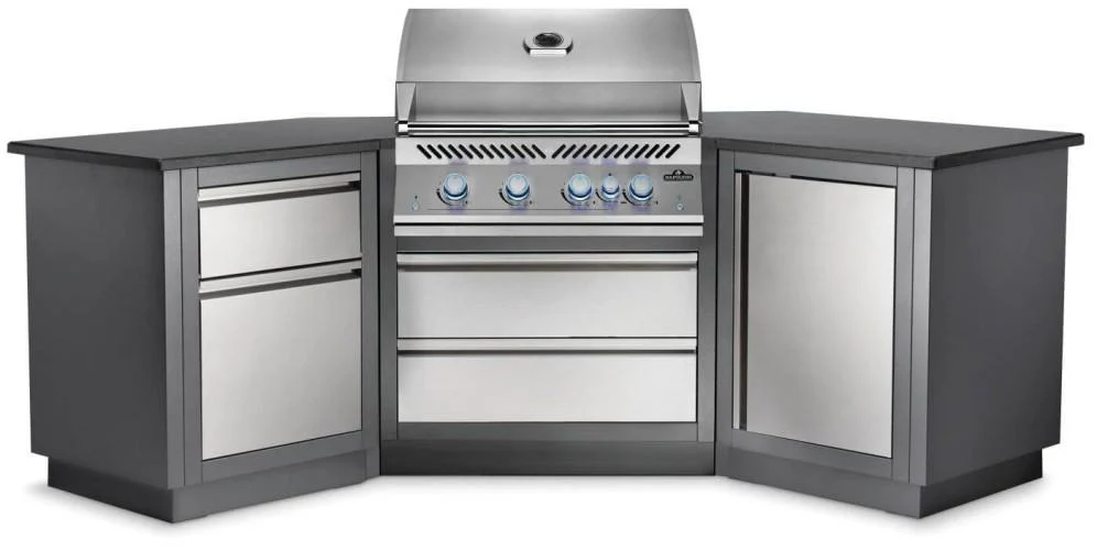 Napoleon Bbq ODK200BIG32RBPSS1 OASIS 200 Outdoor Kitchen, Built-in 700 Series 32 with Soft Close Doors , Propane, Stainless Steel