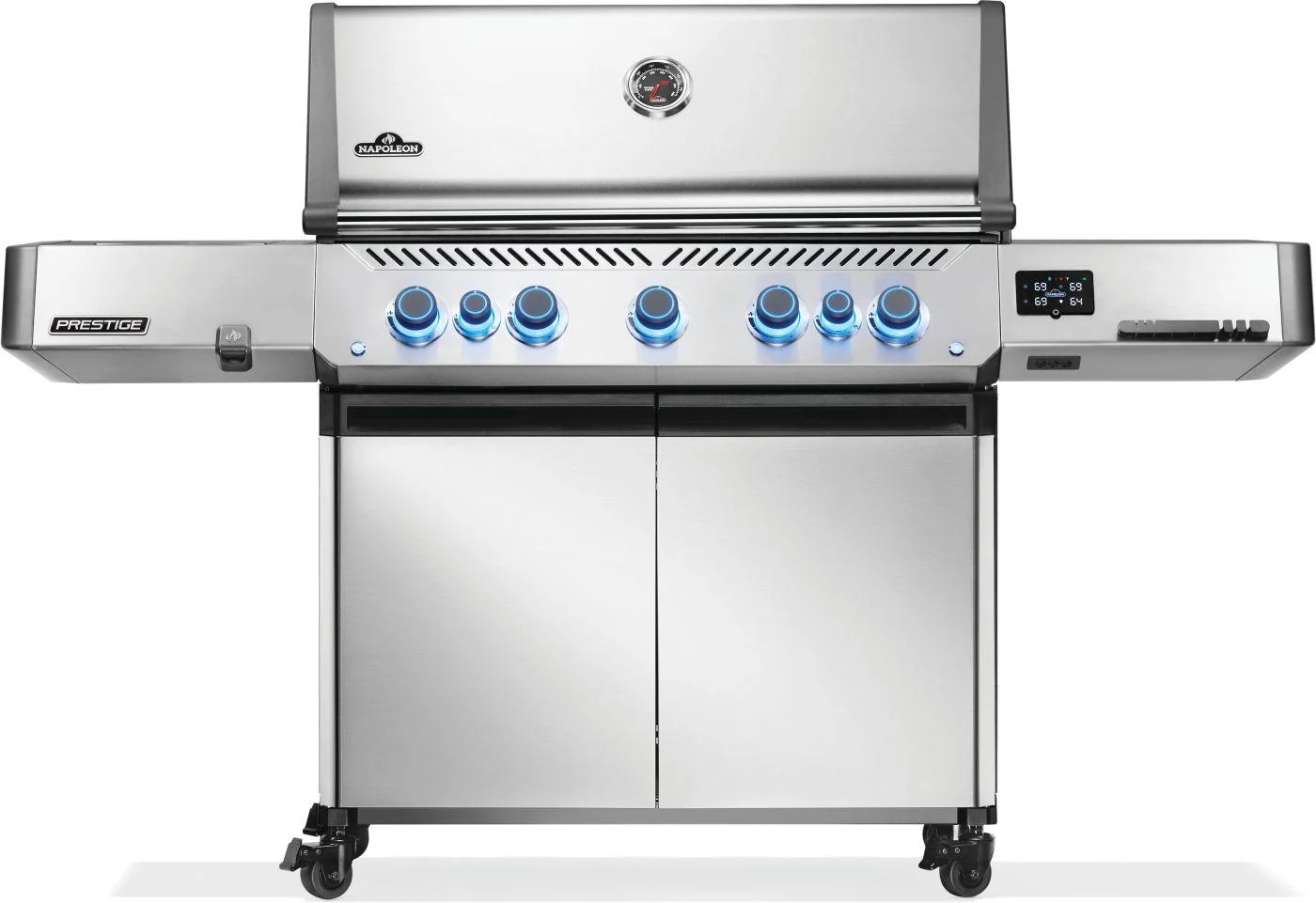 Napoleon Bbq P665VXRSIBPSS Prestige 665 Connected RSIB with Infrared Side and Rear Burner , Propane, Stainless Steel