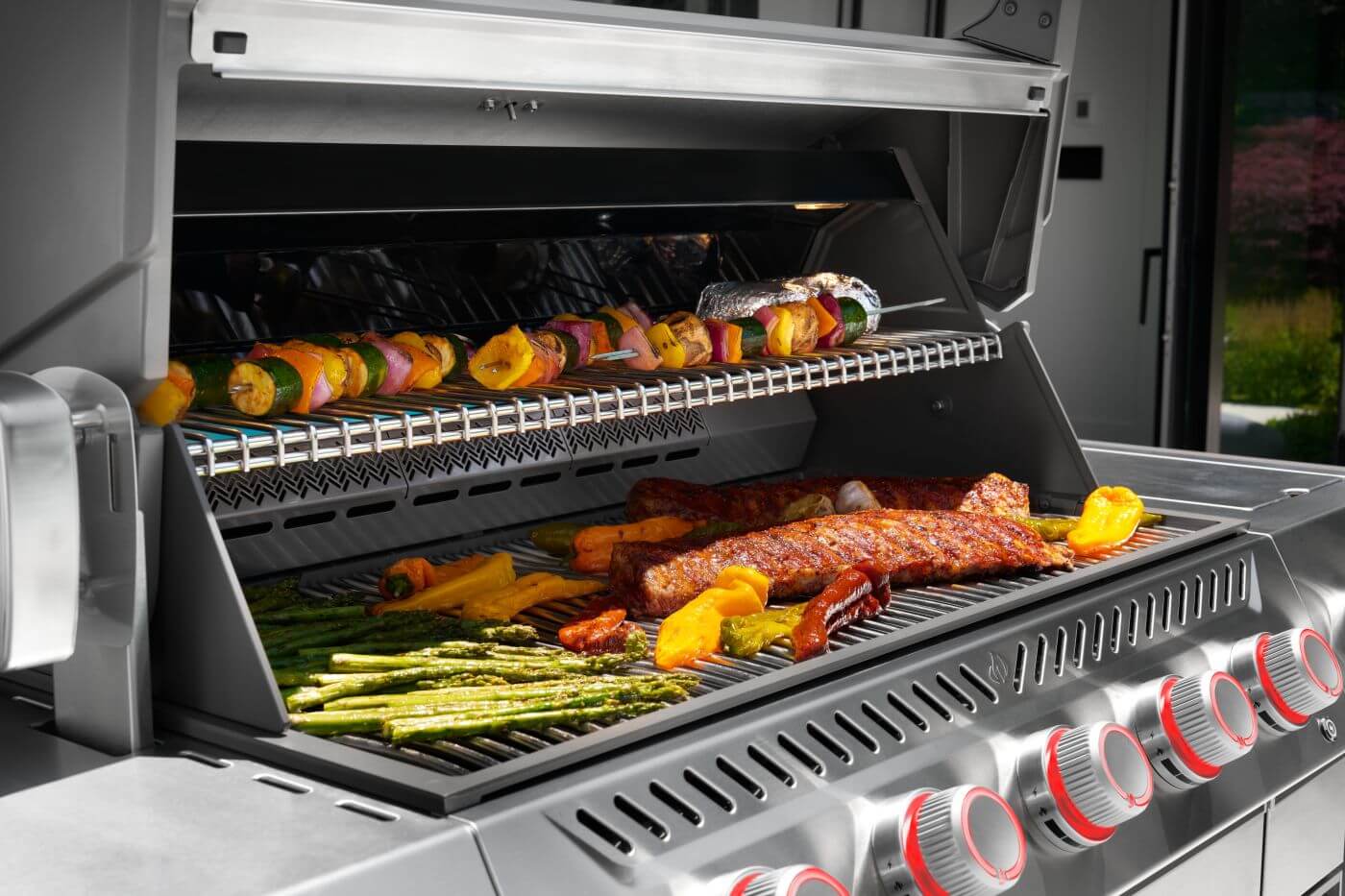Napoleon Bbq PRO665VXRSIBNSS Prestige PRO 665 Elite with Smart Technology & Electric Smoker Box , Natural Gas, Stainless Steel - Image 4