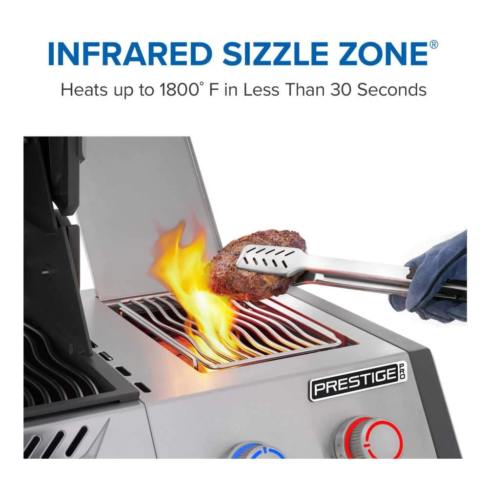 Napoleon Bbq PRO665VXRSIBNSS Prestige PRO 665 Elite with Smart Technology & Electric Smoker Box , Natural Gas, Stainless Steel - Image 5