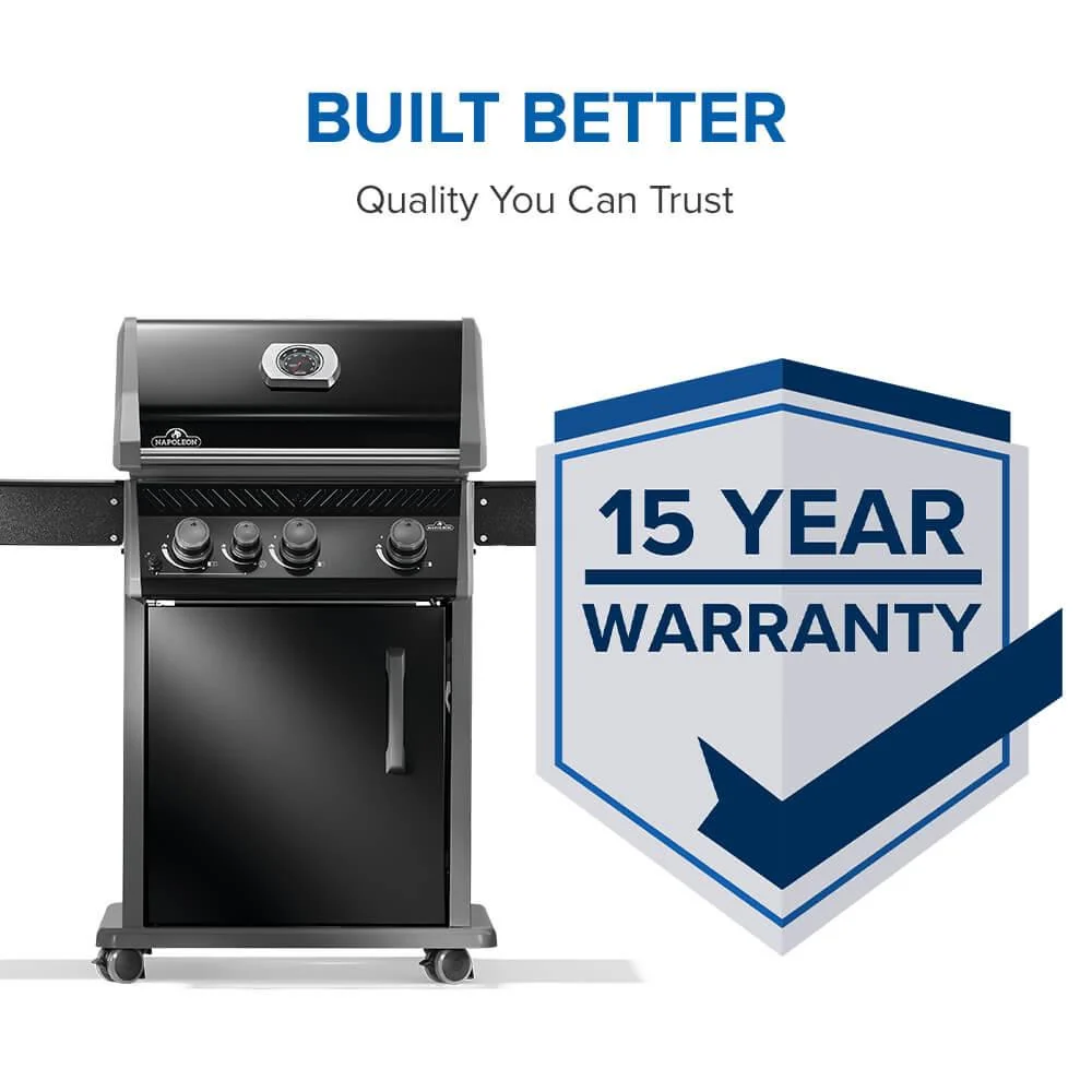 Napoleon Bbq R425SBNK2FB Rogue 425 SB with Range Side Burner , Natural Gas, Black - Image 3