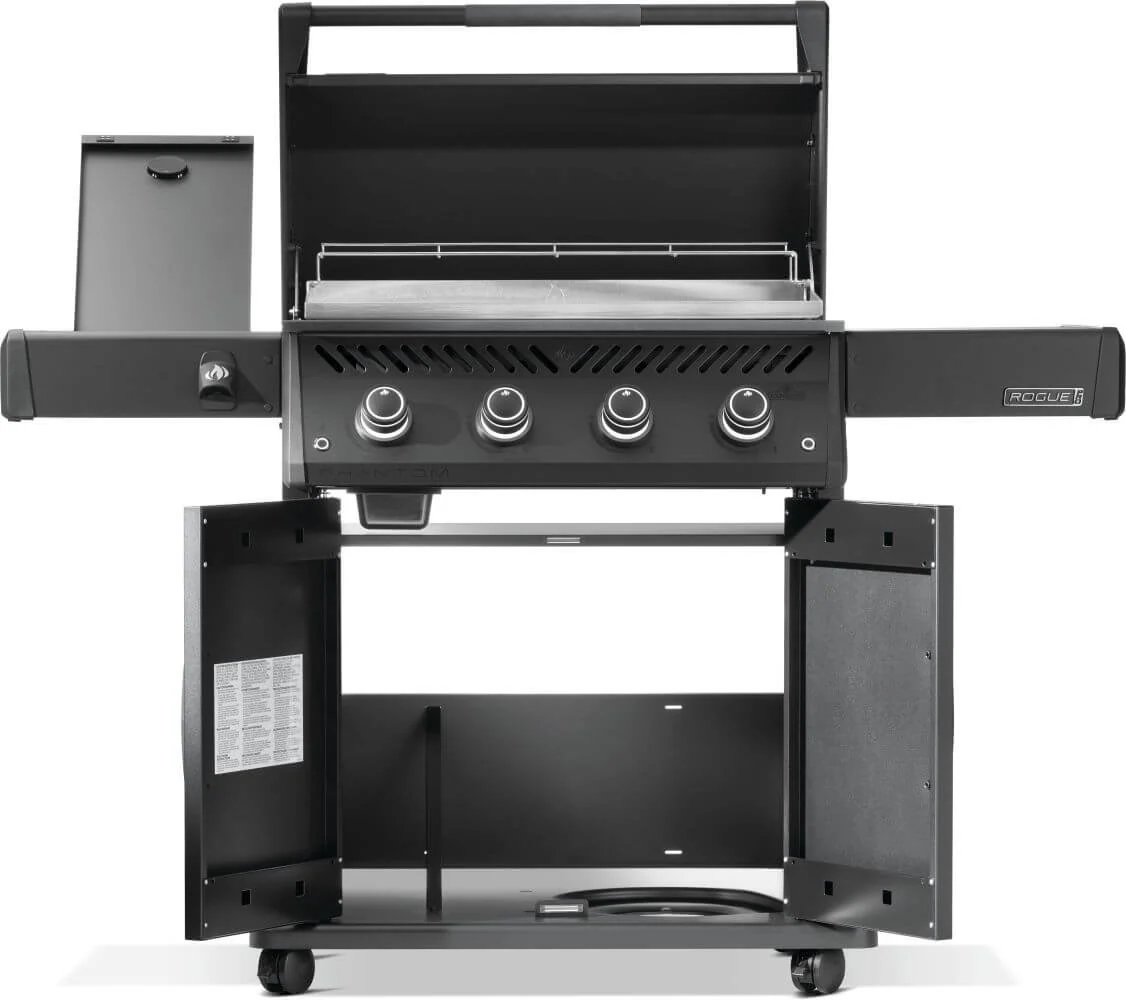 Napoleon Bbq RP30FTNKPHM Rogue PRO Phantom 30 Inch Griddle Rust-Resistant Stainless Steel Cooktop , Natural Gas, Matte/Matt Black - Image 10