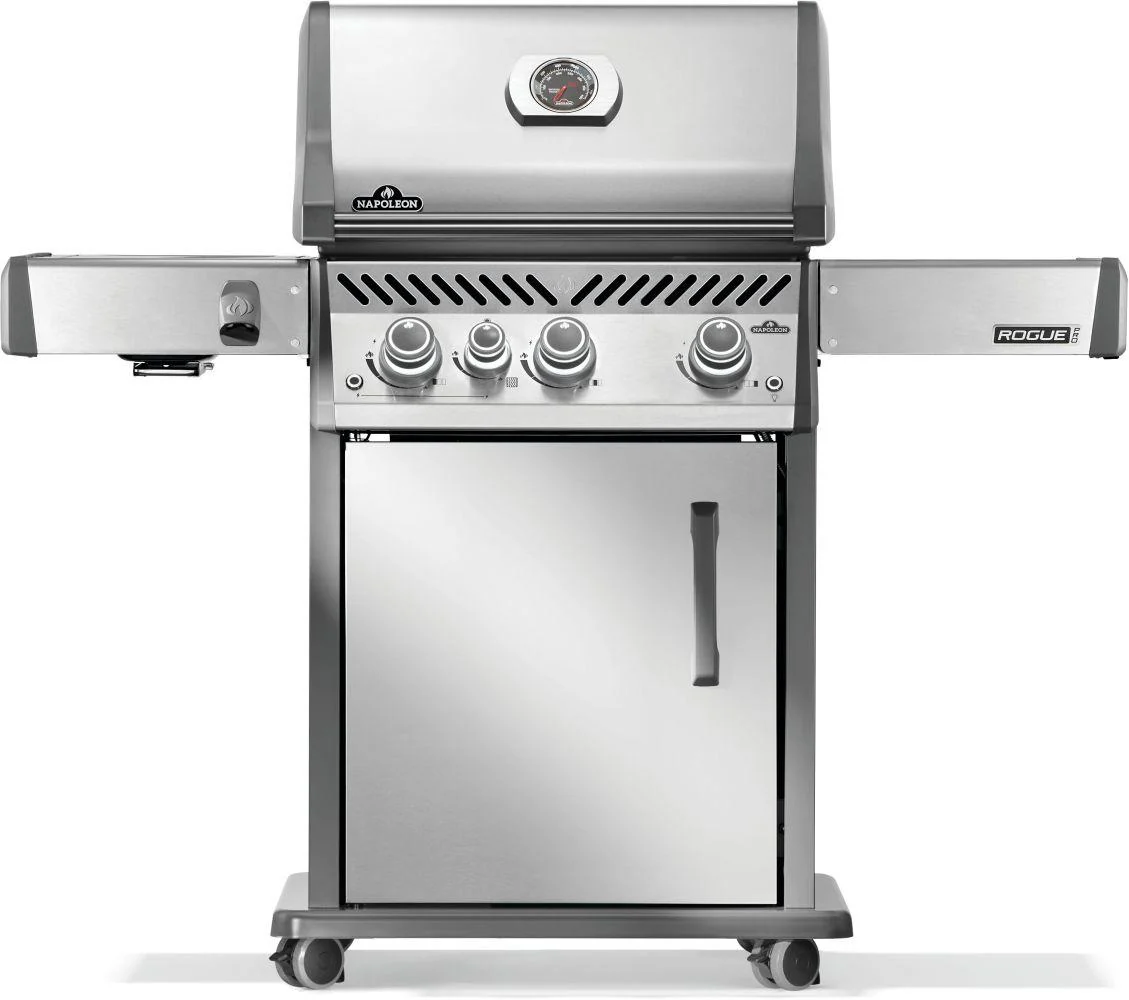 Napoleon Bbq RP425SIBNSS2 Rogue PRO 425 SIB with Infrared Side Burner , Natural Gas, Stainless Steel