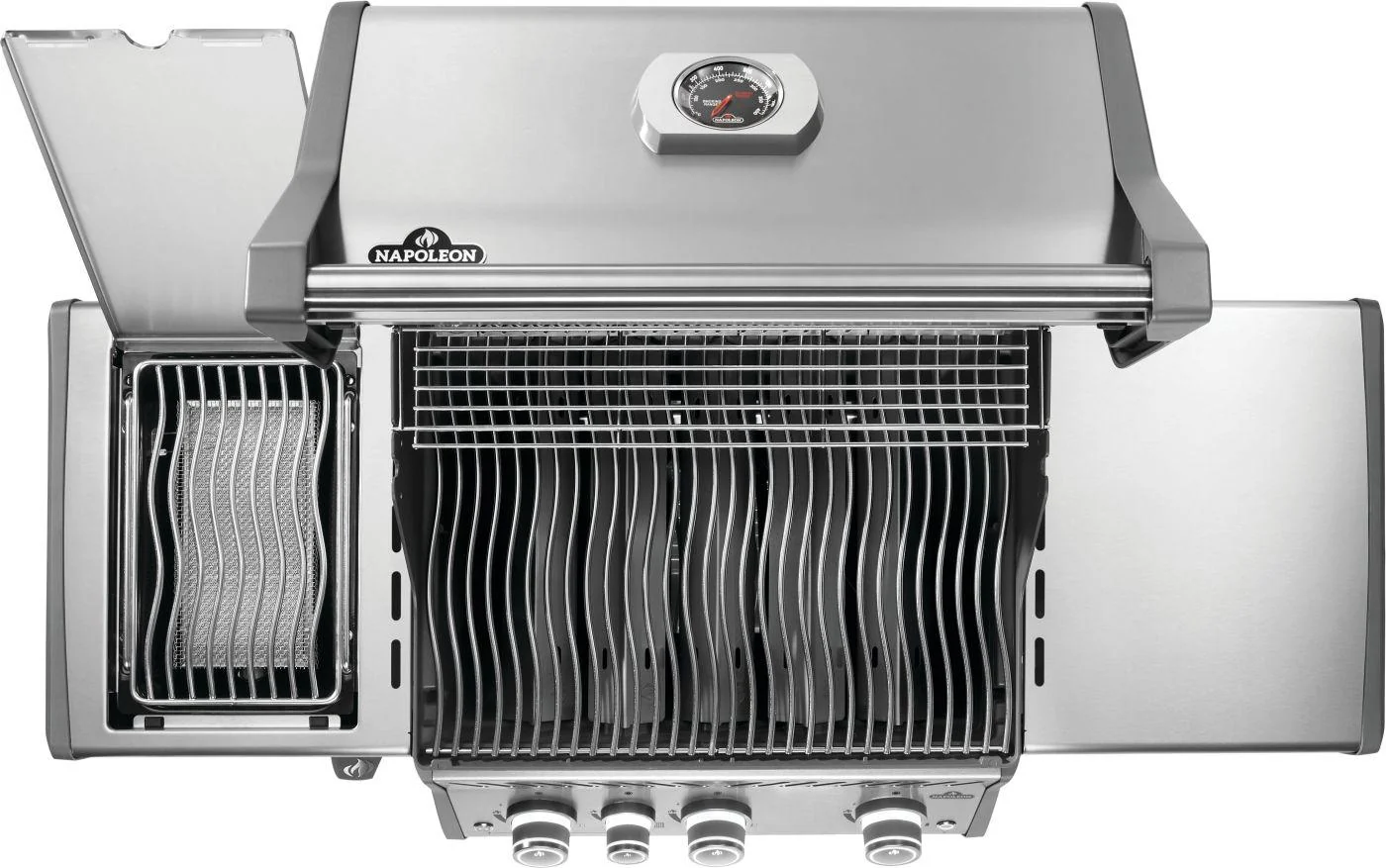 Napoleon Bbq RP425SIBPSS2 Rogue PRO 425 SIB with Infrared Side Burner , Propane, Stainless Steel - Image 3