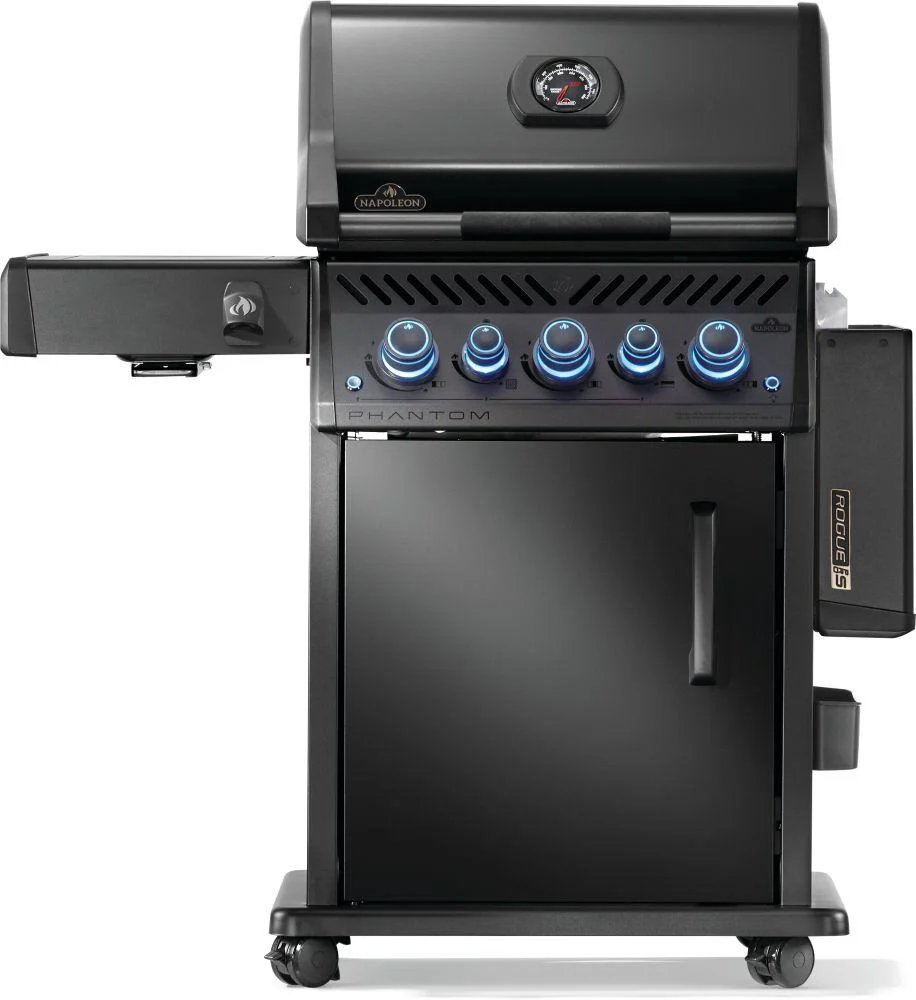 Napoleon Bbq RPS425RSIBPK2PHM Phantom Rogue PRO-S 425 RSIB with Infrared Side and Rear Burner , Propane, Matte/Matt Black - Image 5