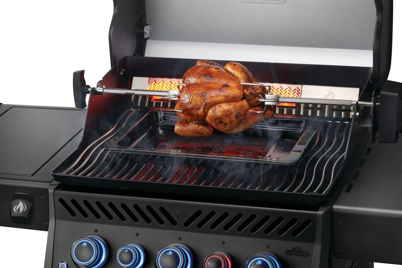 Napoleon Bbq RPS425RSIBPK2PHM Phantom Rogue PRO-S 425 RSIB with Infrared Side and Rear Burner , Propane, Matte/Matt Black - Image 9