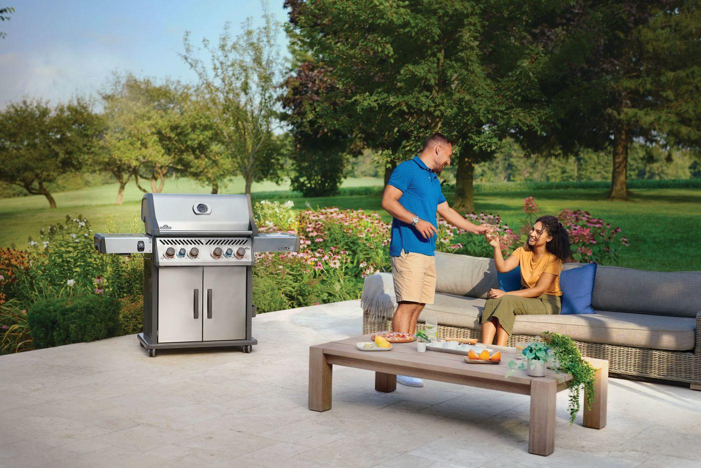 Napoleon Bbq RPS525RSIBNSS2 Rogue PRO-S 525 RSIB with Infrared Side and Rear Burner , Natural Gas, Stainless Steel - Image 8