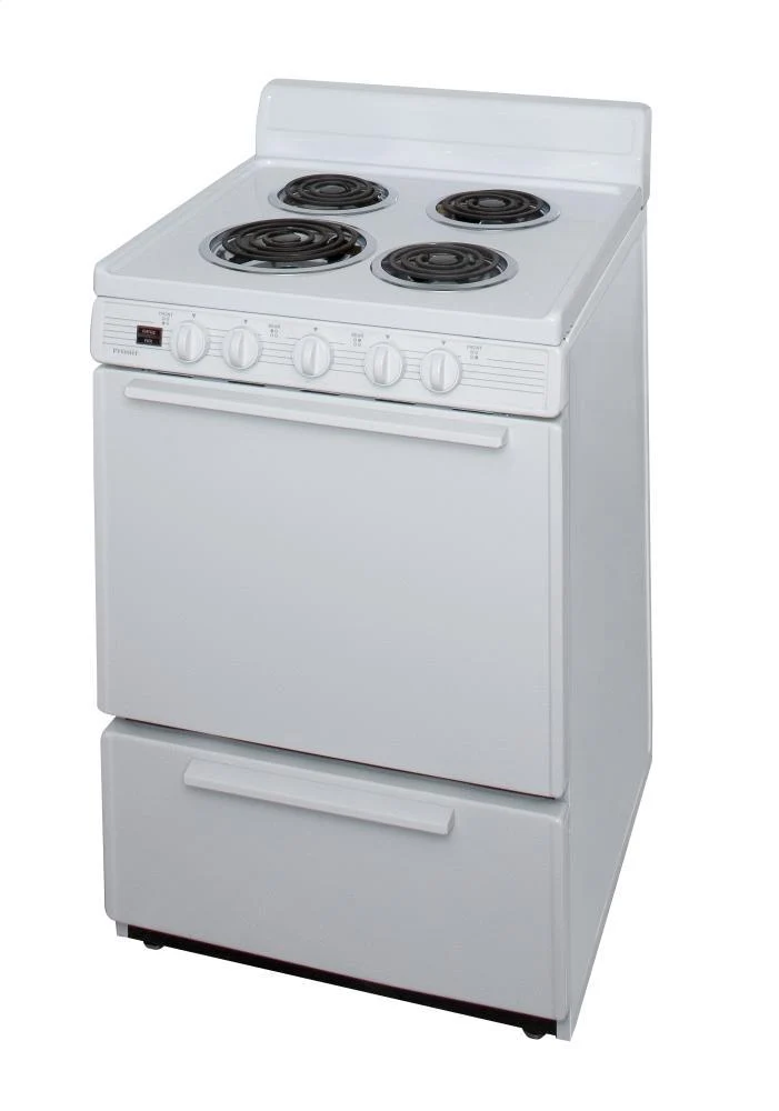 Premier ECK100OP 24 in. Freestanding Electric Range in White - Image 3
