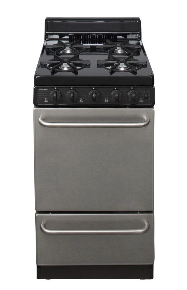 Premier SAK600BP 20 in. Freestanding Gas Range in Stainless Steel