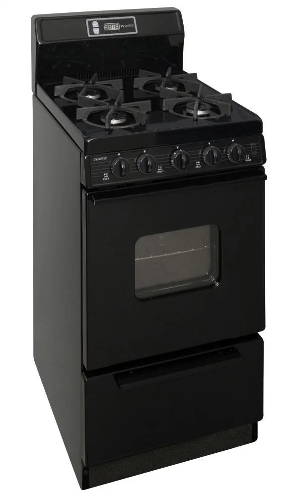 Premier SHK220BP 20 in. Freestanding Gas Range in Black - Image 2