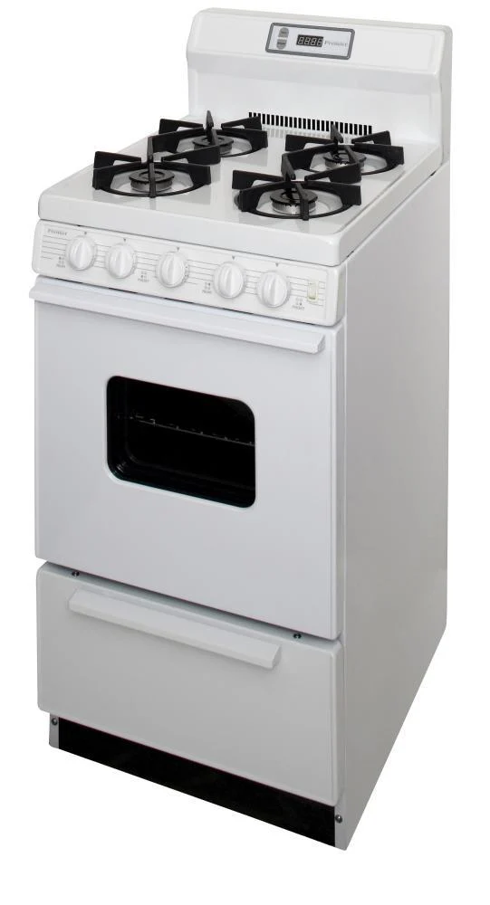 Premier SHK220OP 20 in. Freestanding Gas Range in White - Image 3