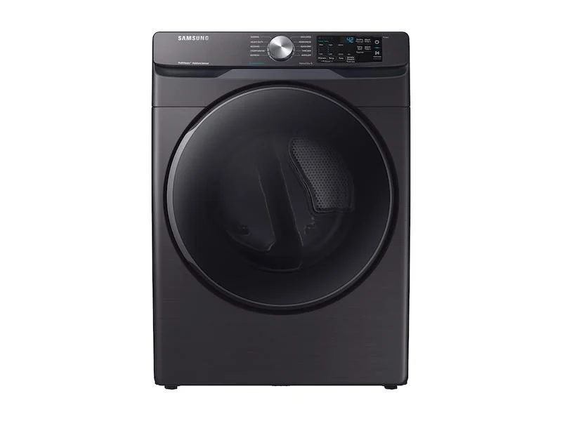 Samsung DVE45R6100V 7.5 cu. ft. Electric Dryer with Steam Sanitize+ in Black Stainless Steel