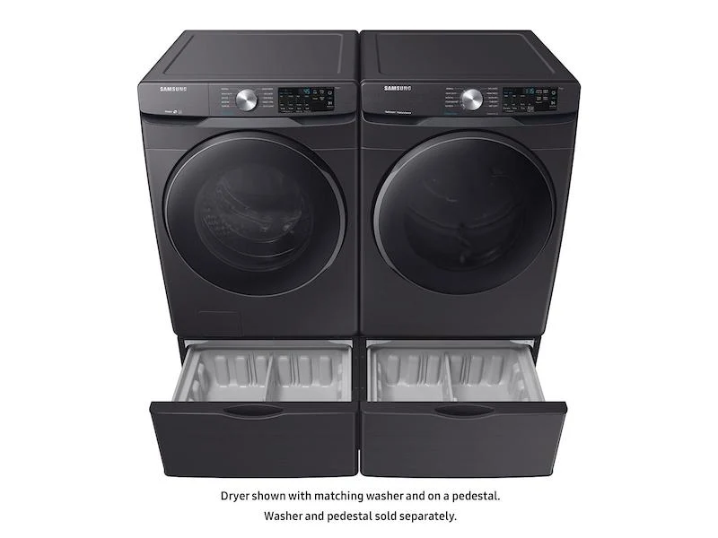 Samsung DVE45R6100V 7.5 cu. ft. Electric Dryer with Steam Sanitize+ in Black Stainless Steel - Image 7