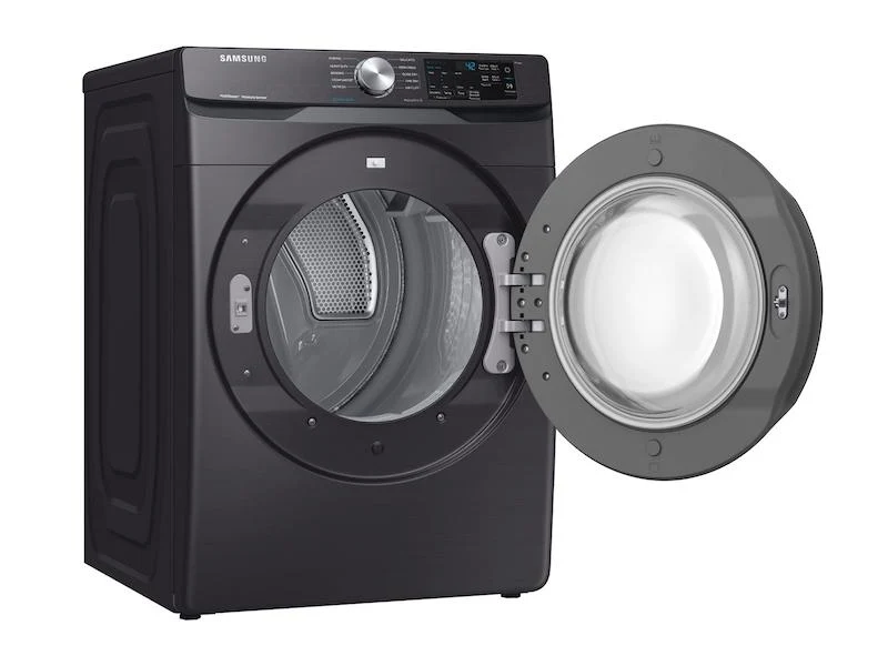Samsung DVE45R6100V 7.5 cu. ft. Electric Dryer with Steam Sanitize+ in Black Stainless Steel - Image 8