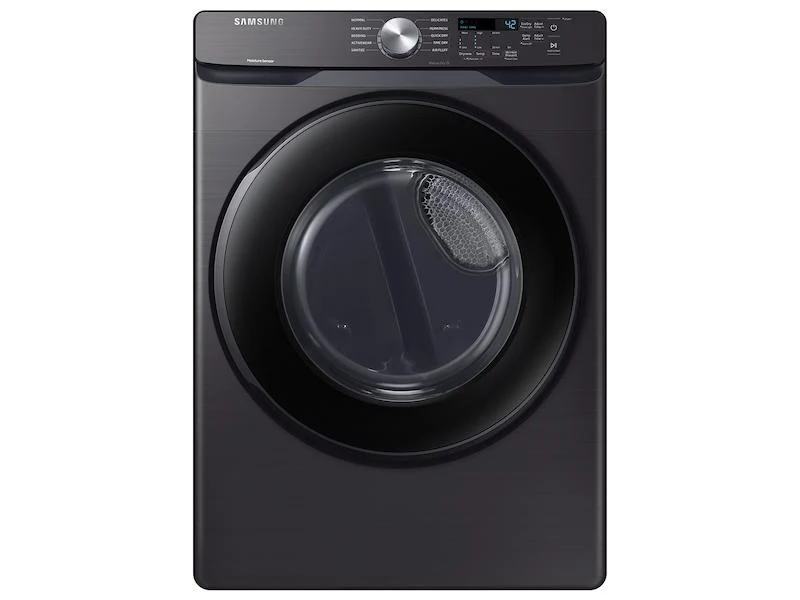 Samsung DVE45T6000V 7.5 cu. ft. Electric Dryer with Sensor Dry in Black Stainless Steel