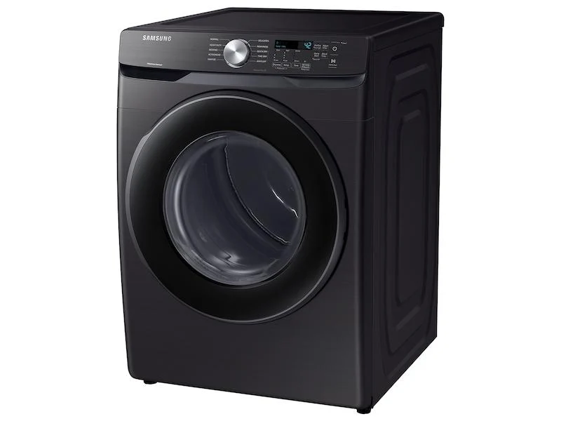 Samsung DVE45T6000V 7.5 cu. ft. Electric Dryer with Sensor Dry in Black Stainless Steel - Image 10