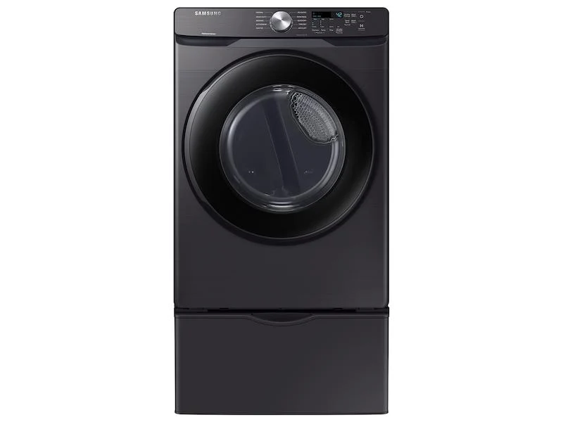 Samsung DVE45T6000V 7.5 cu. ft. Electric Dryer with Sensor Dry in Black Stainless Steel - Image 3
