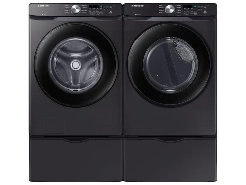 Samsung DVE45T6000V 7.5 cu. ft. Electric Dryer with Sensor Dry in Black Stainless Steel - Image 5