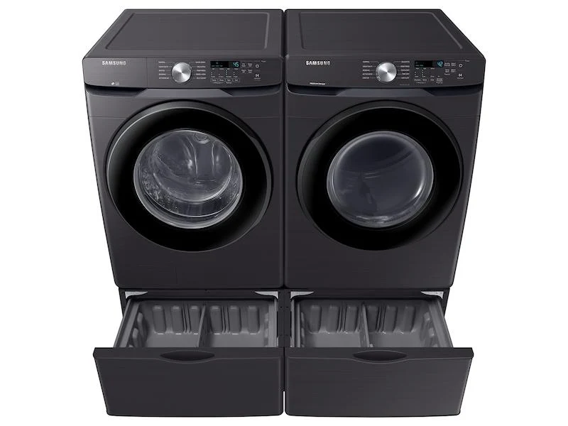Samsung DVE45T6000V 7.5 cu. ft. Electric Dryer with Sensor Dry in Black Stainless Steel - Image 6