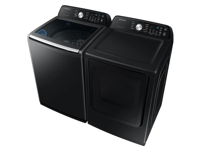 Samsung DVE47CG3500VA3 7.4 cu. ft. Smart Electric Dryer with Sensor Dry in Brushed Black - Image 10